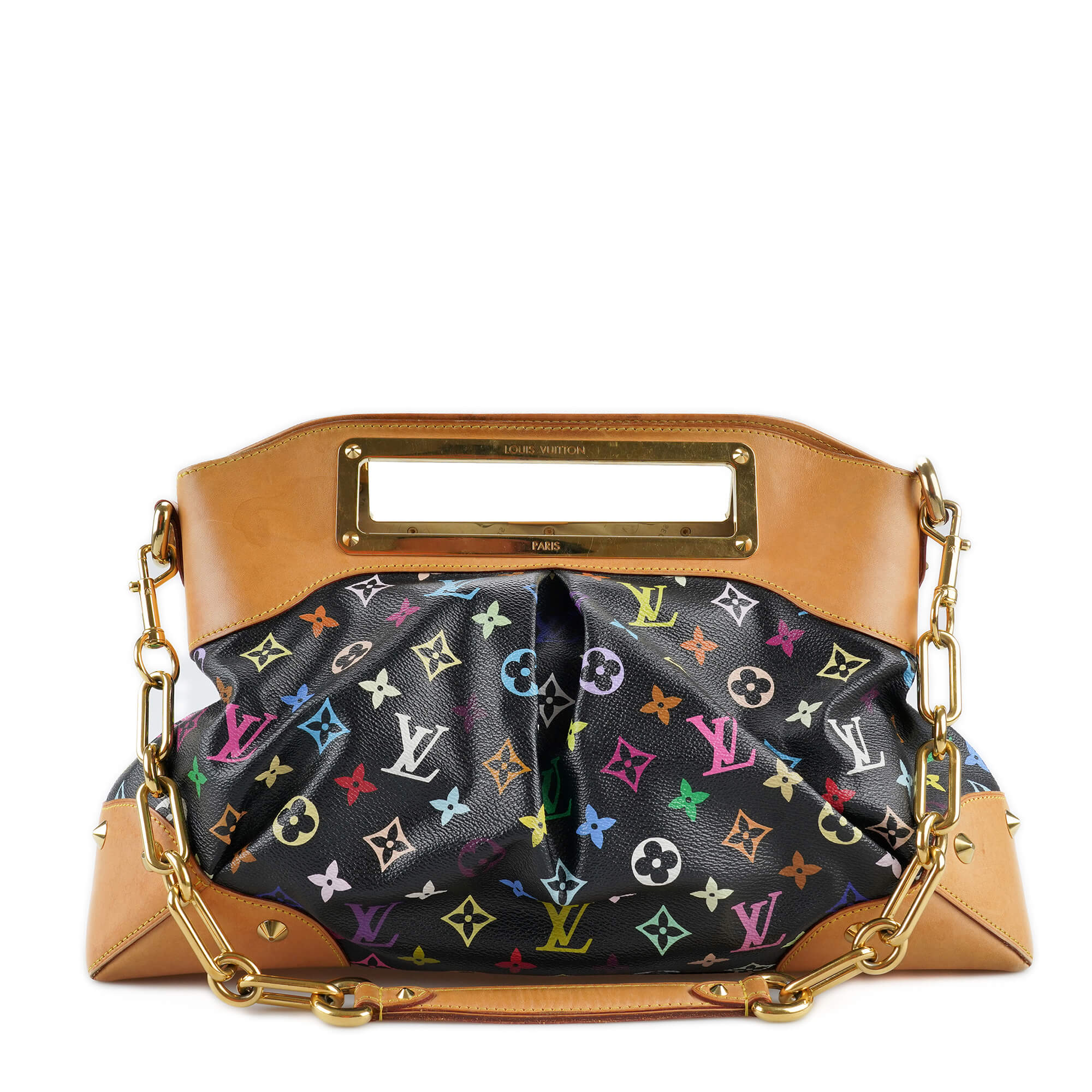 Louis Vuitton - Black Multicolor Monogram Canvas Judy MM Bag